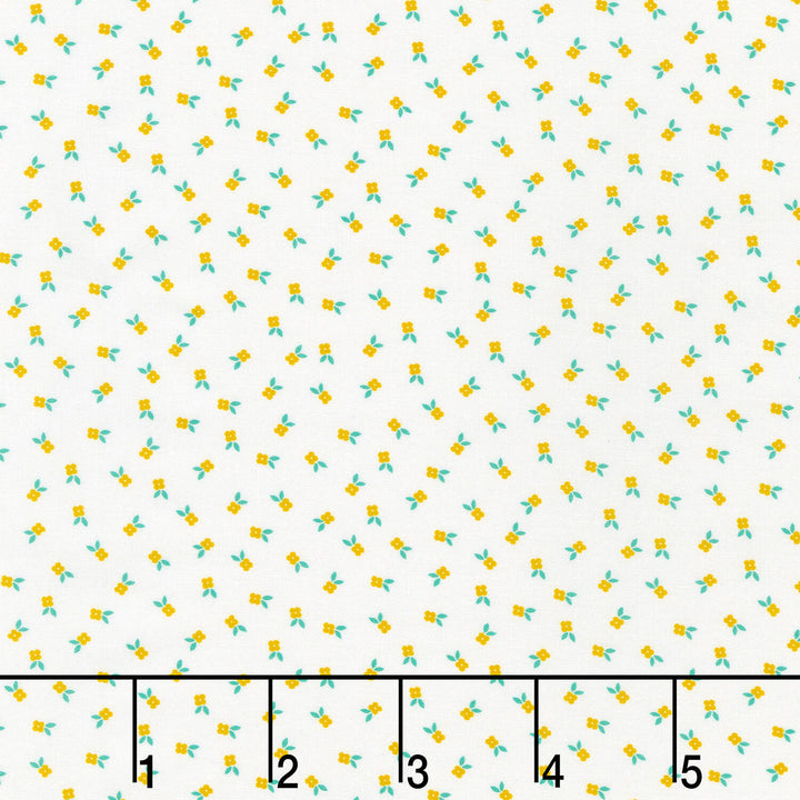Hints Of Prints - Yellow Yardage