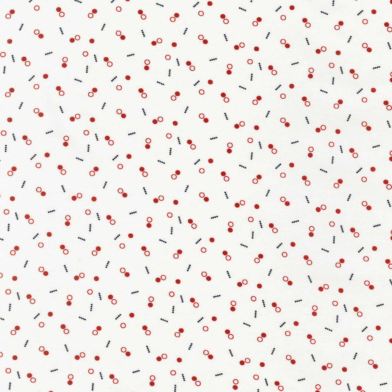 Hints Of Prints - Red Yardage