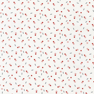 Hints Of Prints - Red Yardage