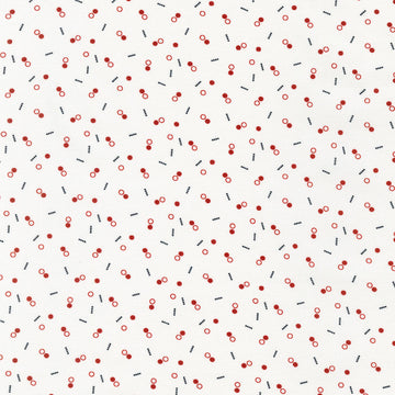 Hints Of Prints - Red Yardage