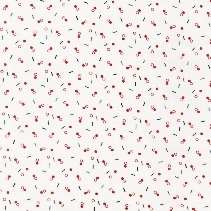 Hints Of Prints - Red Yardage