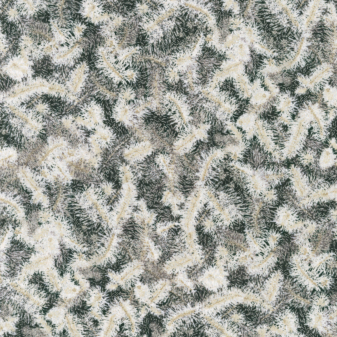 Holiday Flourish-Snow Flower - Branches Frost Yardage