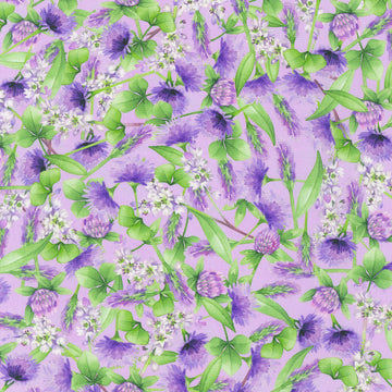 Honey Flower - Lavender Yardage