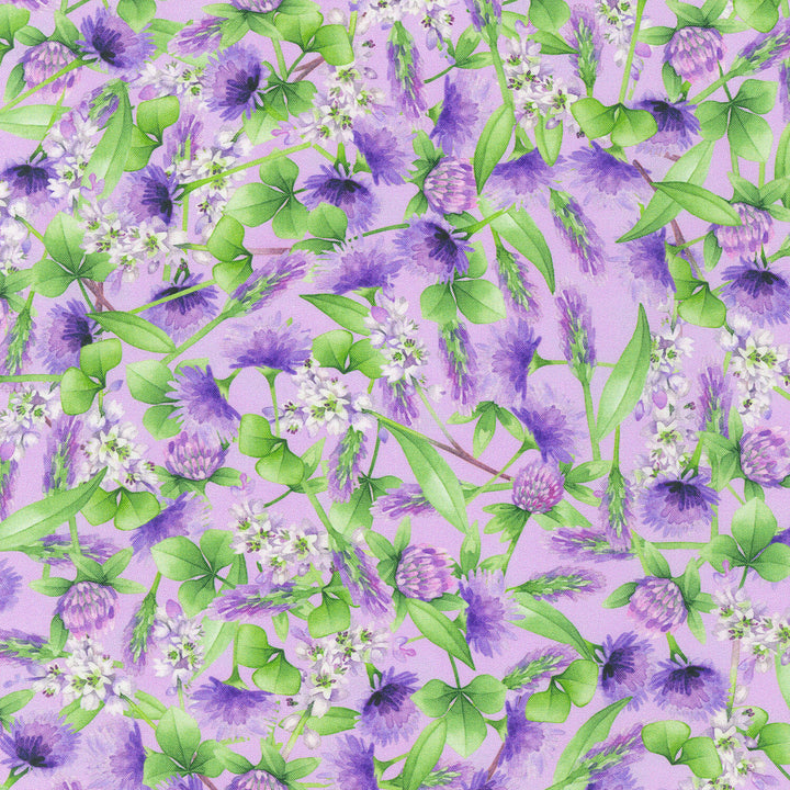 Honey Flower - Lavender Yardage