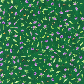 Honey Flower - Happy Buds Basil Yardage