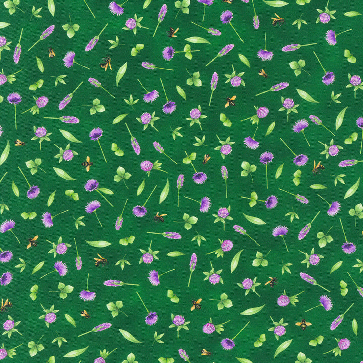 Honey Flower - Happy Buds Basil Yardage