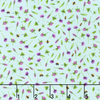 Honey Flower - Sky Yardage