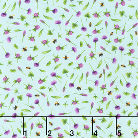 Honey Flower - Sky Yardage