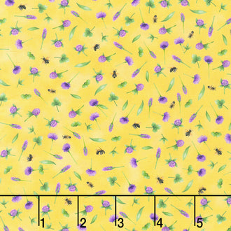 Honey Flower - Buds And Bees Sunkissed Yardage