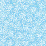Holiday Flourish - Festive Finery Holly Sky Yardage