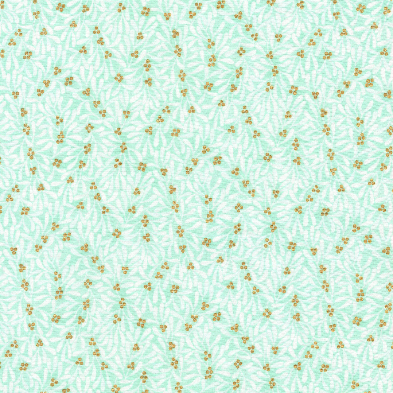 Holiday Flourish - Festive Finery Sprig Mint Yardage