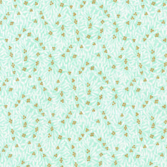 Holiday Flourish - Festive Finery Sprig Mint Yardage