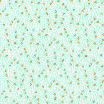 Holiday Flourish - Festive Finery Sprig Mint Yardage