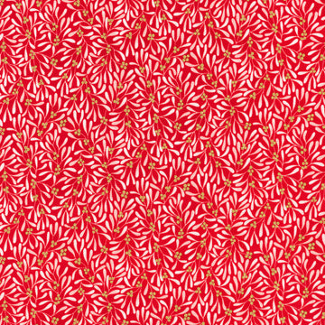 Holiday Flourish-Festive Finery - Sprig Candy Cane Yardage