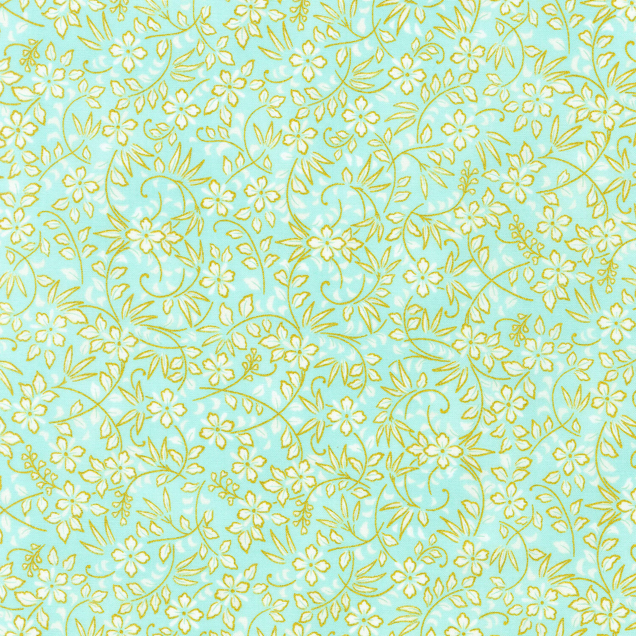 Imperial Collection: Honoka - Mist Metallic Yardage