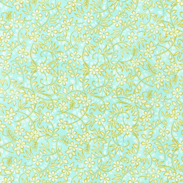 Imperial Collection: Honoka - Mist Metallic Yardage