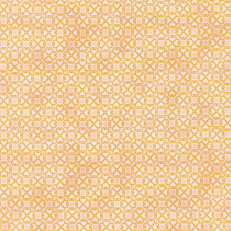 Imperial Collection: Honoka - Tiles Peach Metallic Yardage