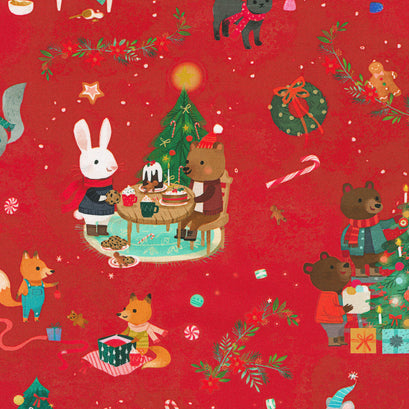 Jingle Pals - Cherry Yardage