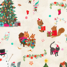 Jingle Pals - Critters Holiday Sugar Yardage