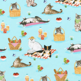 Kitty Picnic - Cats Sky Yardage