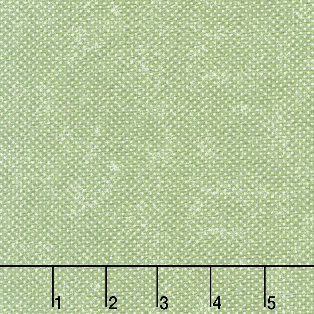 La Vie En Rose - Pin Dot Sage Yardage
