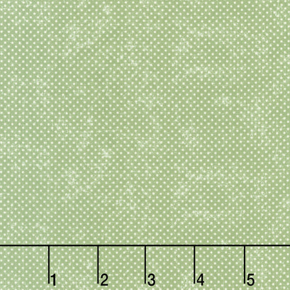 La Vie En Rose - Pin Dot Sage Yardage