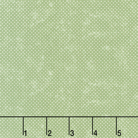 La Vie En Rose - Pin Dot Sage Yardage