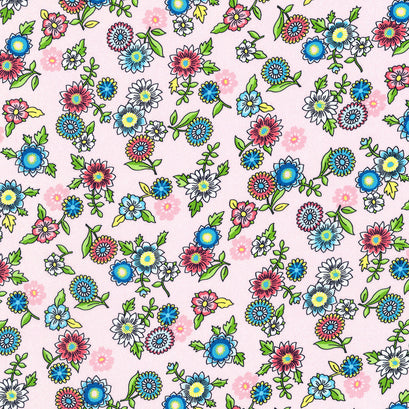 London Calling 11 - Floral Pink Yardage