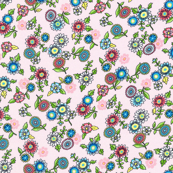 London Calling 11 - Floral Pink Yardage