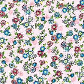 London Calling 11 - Floral Pink Yardage
