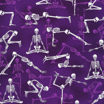 Lights Out - Midnight Purple Glow in the Dark Yardage