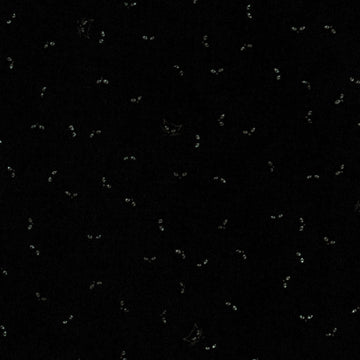 Lights Out - Cats Shadow Glow in the Dark Yardage
