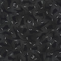 Lights Out - Cats Shadow Glow in the Dark Yardage