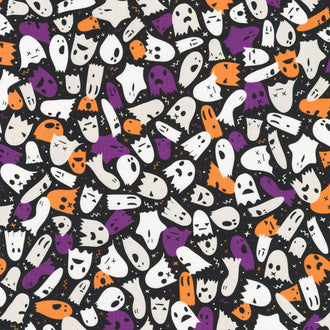 Lights Out - Ghosts Spooky Glow in the Dark Yardage