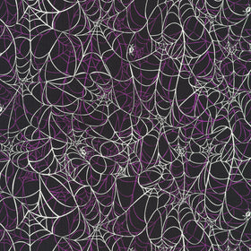 Lights Out - Spider Web Nightfall Glow in the Dark Yardage