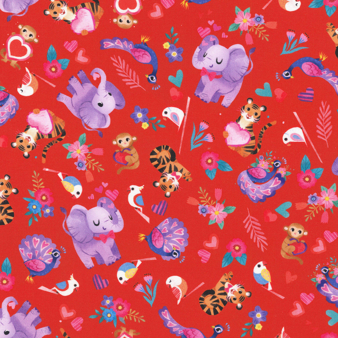 Little Valentine - Animals Valentine Yardage