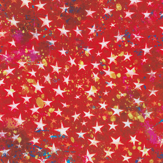 Land Of The Free - Stars Red Yardage