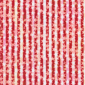 Land Of The Free - Stars And Stripes Red Yardage