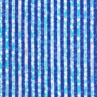 Land Of The Free - Stars And Stripes Blue Yardage