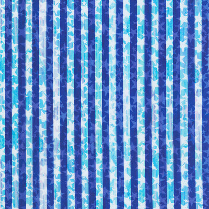 Land Of The Free - Stars And Stripes Blue Yardage