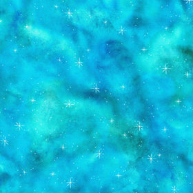 Morningmoon Fairies - Night Prairie Sky Yardage