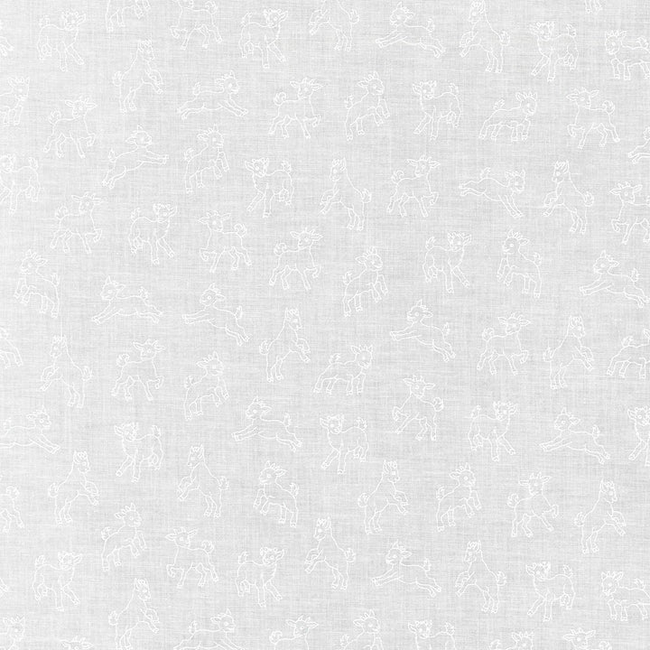 Mini Madness - Goats White Yardage