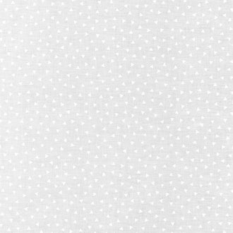 Mini Madness - Toss Triangles White Yardage