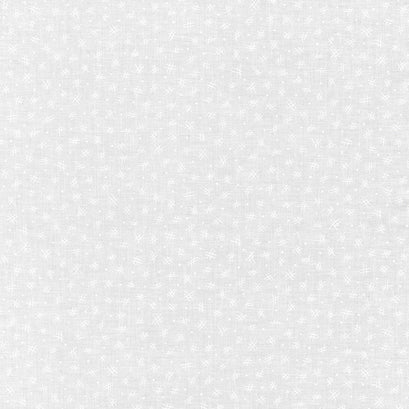 Mini Madness - Crosshatch White Yardage