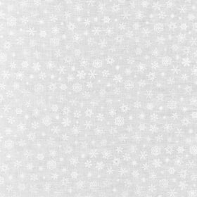 Mini Madness - Snowflakes White Yardage