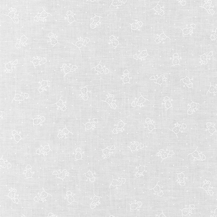 Mini Madness - Snowman White Yardage