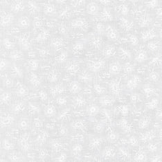 Mini Madness - Daisies White Yardage