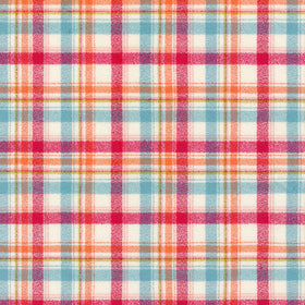 Mammoth Junior Flannel - Plaid Nectarine Yardage