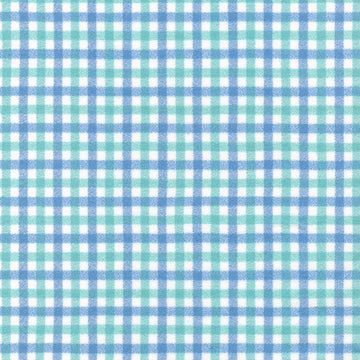 Mammoth Junior Flannel - Small Plaid Sea Glass Yardage