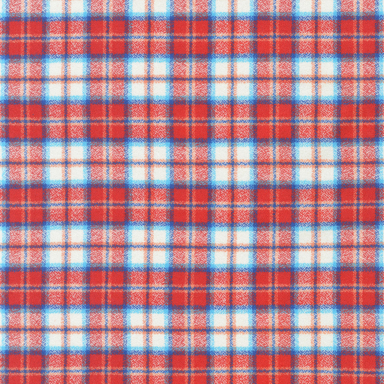 Mammoth Junior Flannel - Classic Plaid Red Yardage